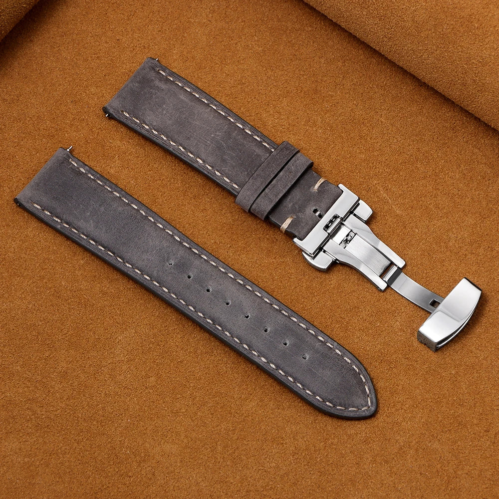 OnePlus Watch Calfskin Butterfly Clasp Band