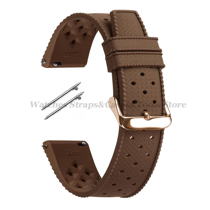 Samsung Galaxy Watch 7, 6, 5, 4 & FE Tropic-Style Silicone Band