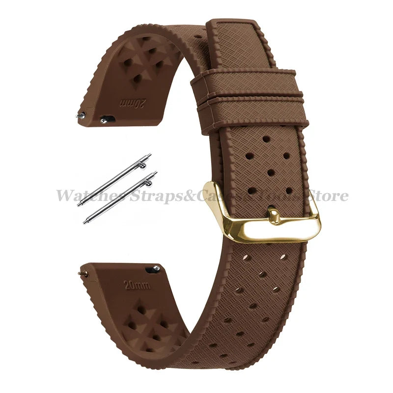 Samsung Galaxy Watch 7, 6, 5, 4 & FE Tropic-Style Silicone Band