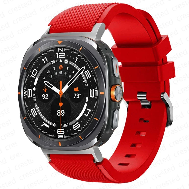 Samsung Galaxy Silicone Sport Watch Band - 20mm/Ultra+Ultra2