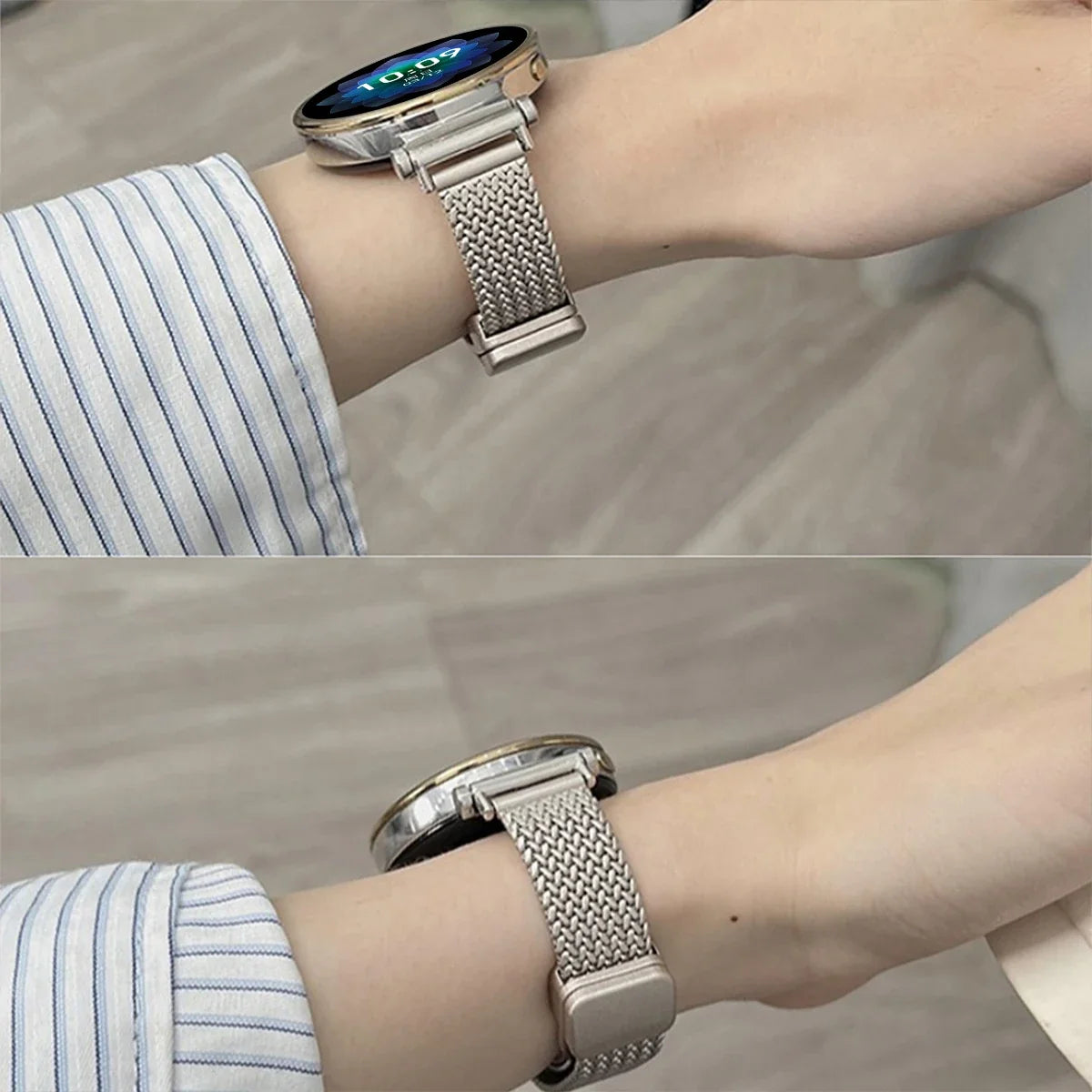Motorola Moto Watch Slim Magnetic Metal Mesh Band