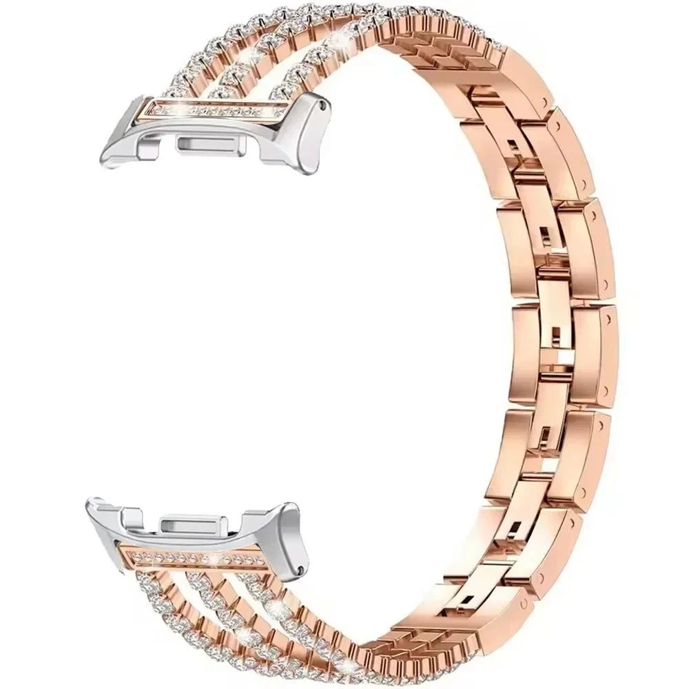 Samsung Galaxy Stainless Steel Diamond Watch Band - Watch8/Watch8 Classic/Watch9