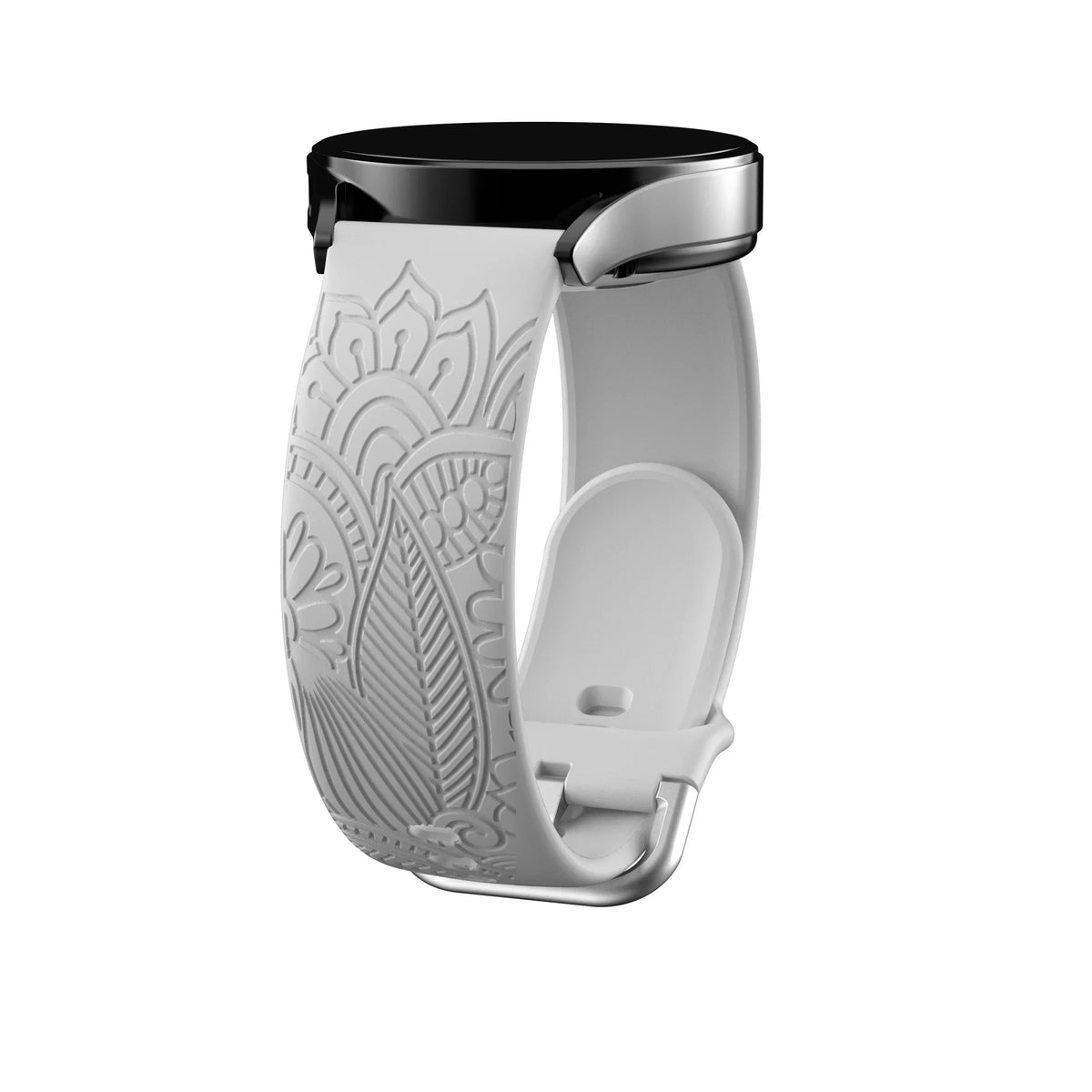 Motorola Moto Watch Engraved Mandala Silicone Band