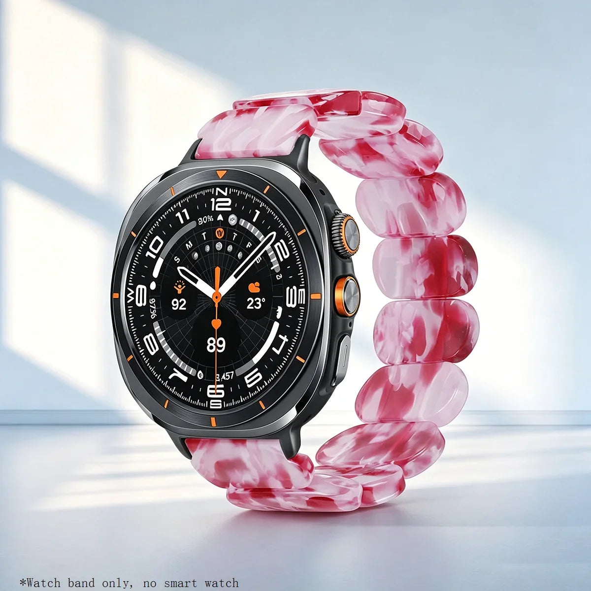 Samsung Galaxy Resin Link Watch Band – Metal Connector Watch8/Watch8 Classic/Watch9