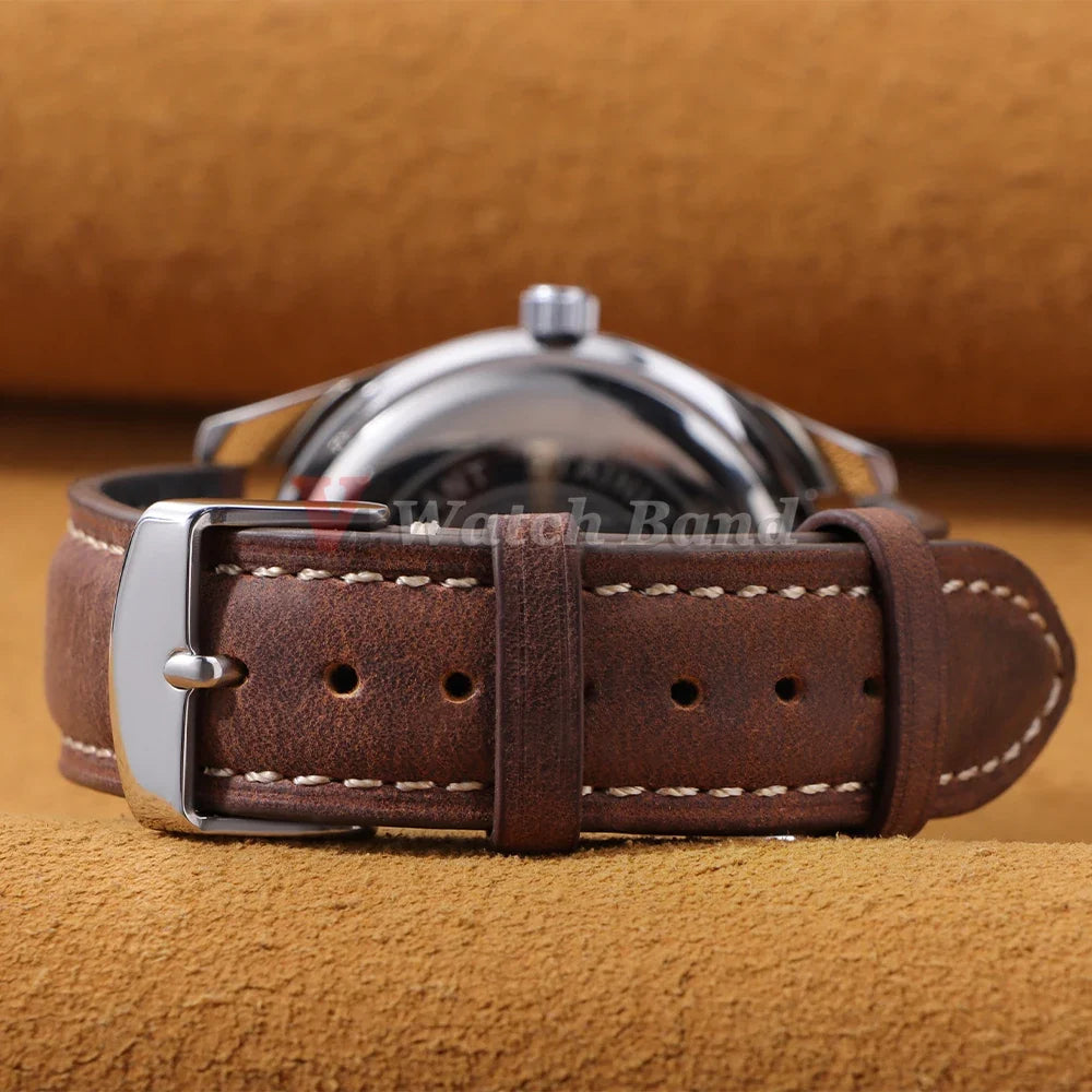 Huawei Watch & Watch GT Vintage Stitched Leather Band