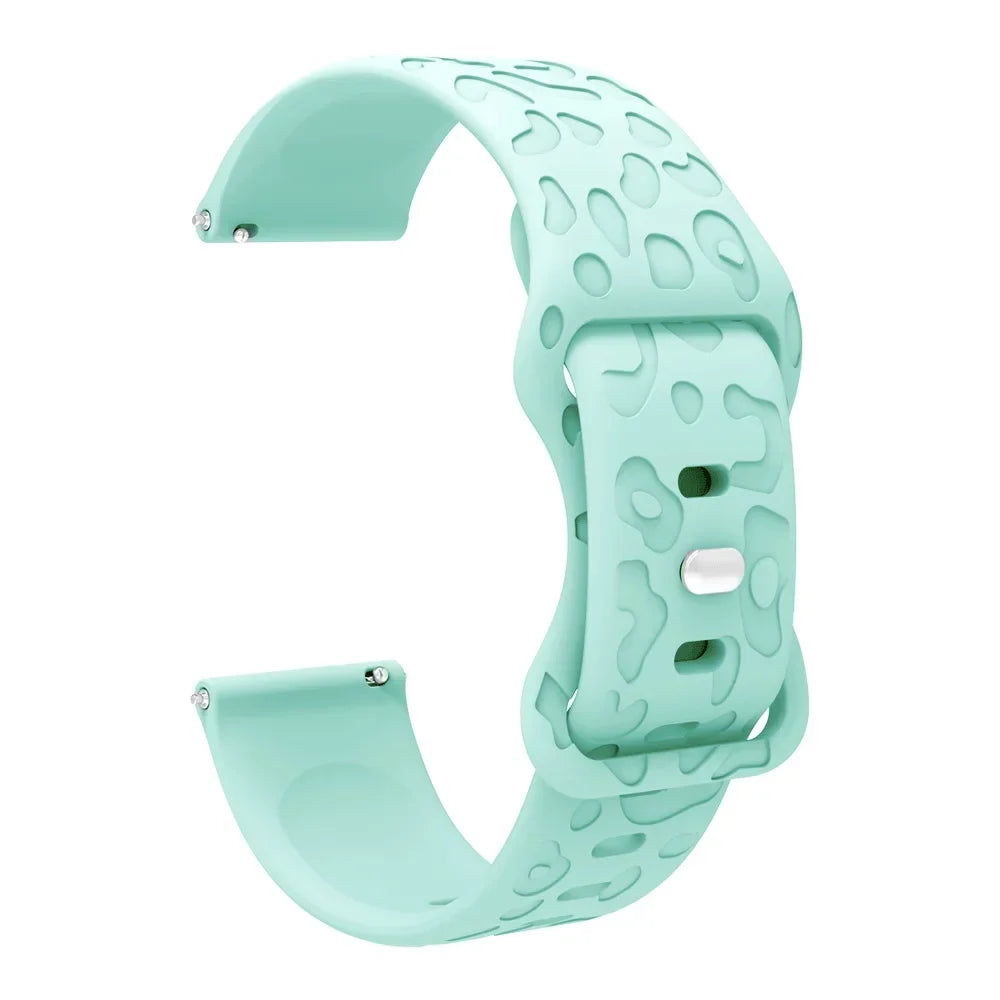 Motorola Moto Watch Leopard Print Silicone Band