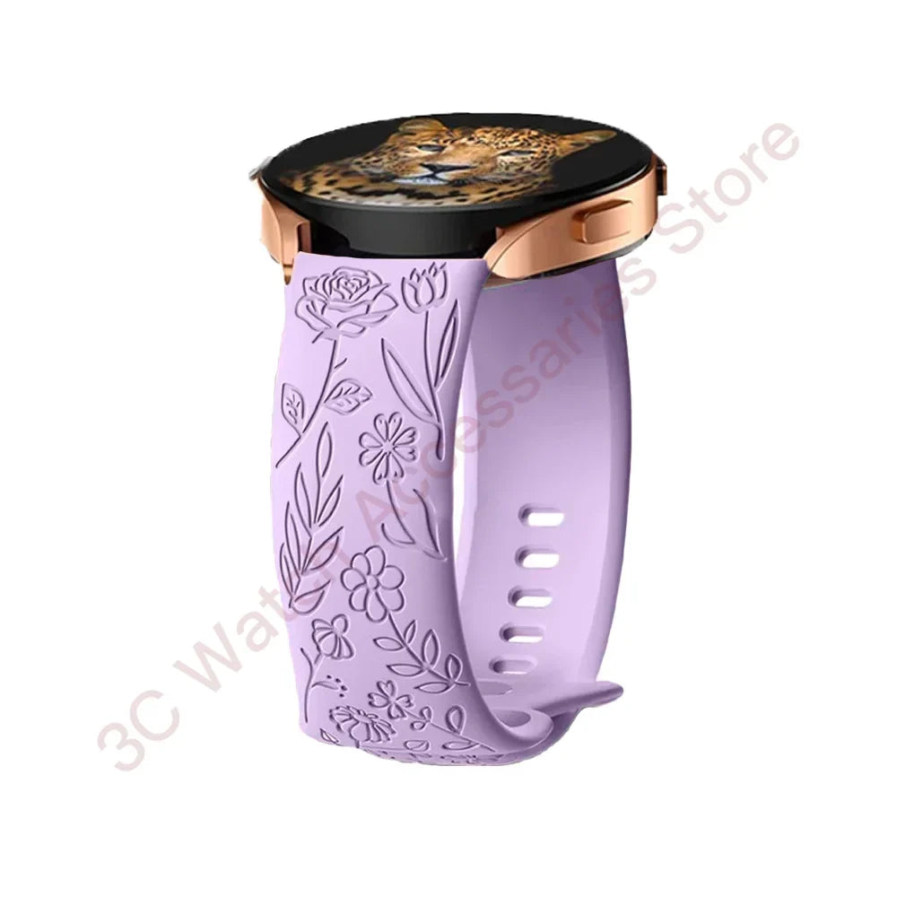 OnePlus Watch Rose Engraved Silicone Band