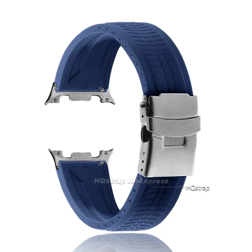 Samsung Galaxy Silicone Sport Watch Band - Watch8/Watch8 Classic/Watch9 Waterproof Buckle