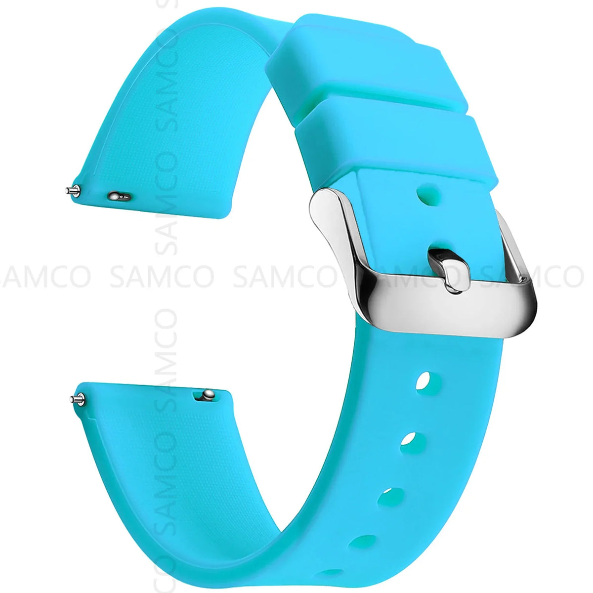 Samsung Galaxy Watch 7, 6, 5, 4 & FE Curved-End Silicone Band