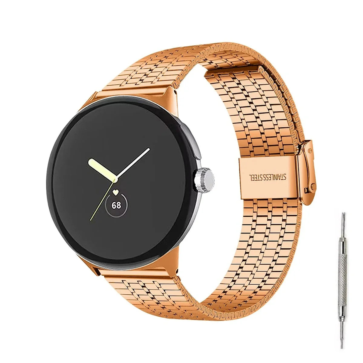 Google Pixel Watch Stainless Steel Seven-Bead Band
