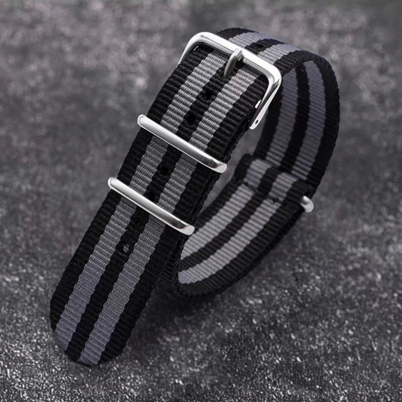 Motorola Moto Nylon Watch Band Universal Canvas Weave Wristband Loop Strap