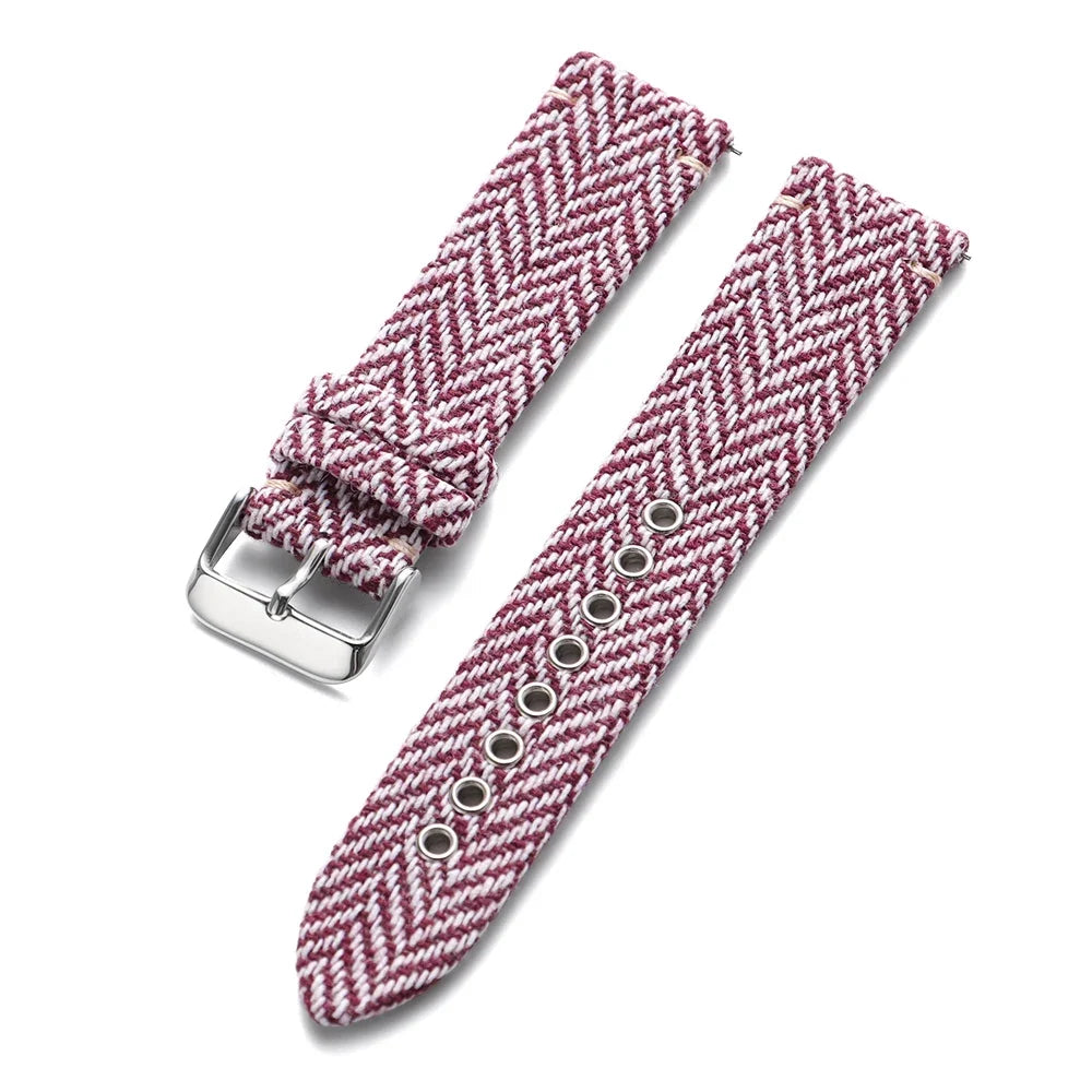 Samsung Galaxy Watch 7, 6, 5, 4 & FE Herringbone Woven Band