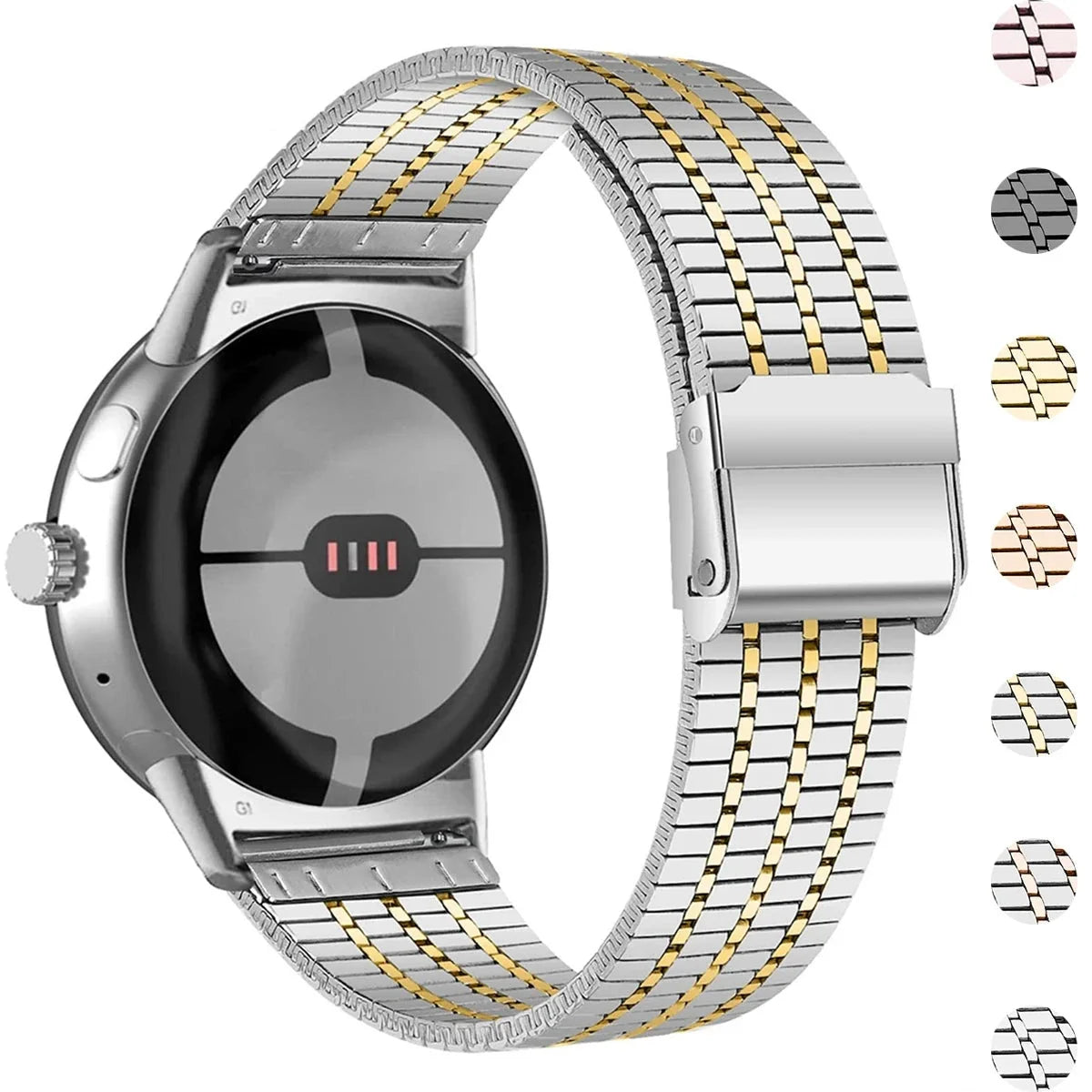 Google Pixel Watch Stainless Steel Seven-Bead Band
