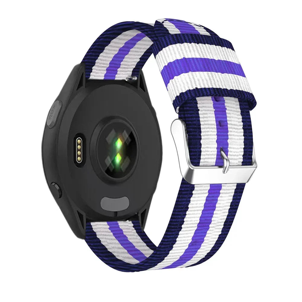 Garmin Canvas Nylon Watch Band - Buckle Strap