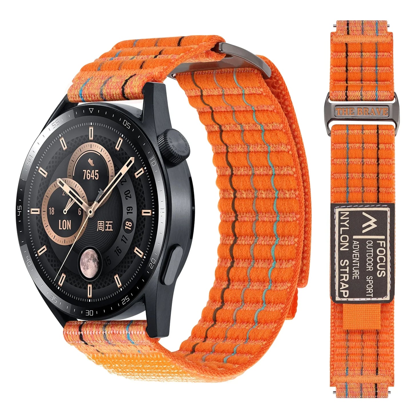 Motorola Moto Nylon Trail Loop Band Sport Smartwatch Strap Men Women