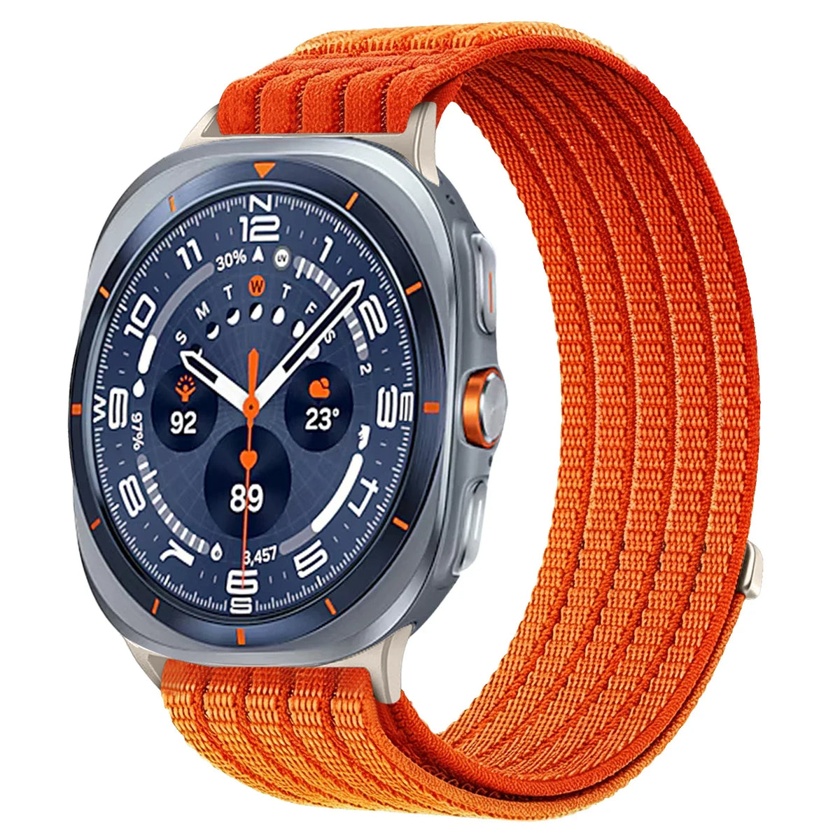 Samsung Galaxy Watch8, 9 & Ultra Ribbed Nylon Sport Loop