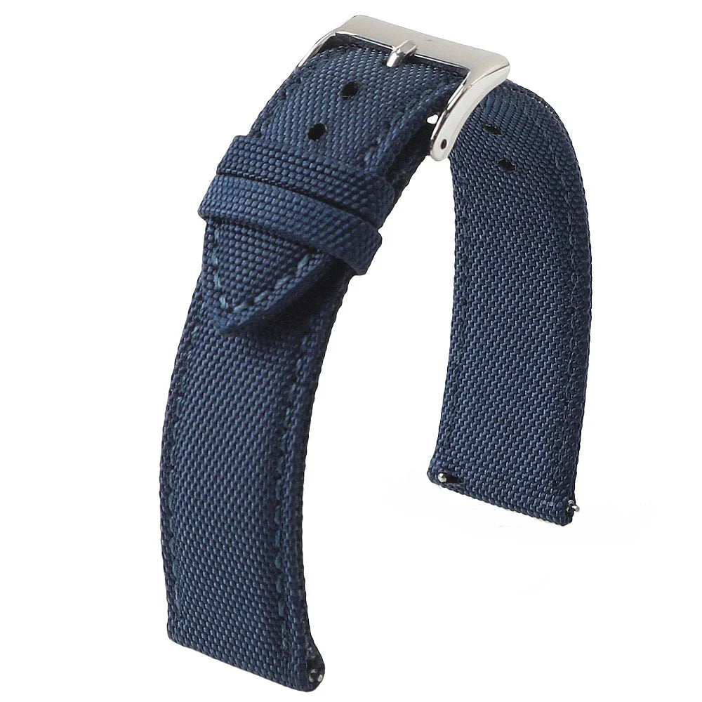 Polar Nylon Sailcloth Watch Strap Quick Release - Waterproof Unisex Band