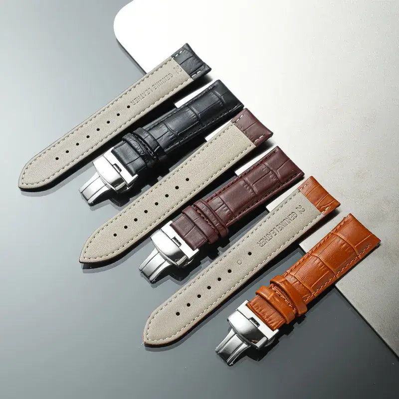Samsung Galaxy Watch Leather Strap - Premium Classic Design