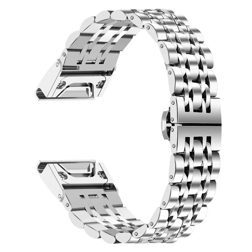 Garmin Stainless Steel Strap - Premium Metal Wristband