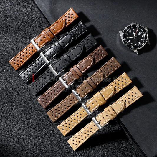 Polar Leather Watch Bands For Polar Smartwatch - Unisex Vintage Calfskin Strap