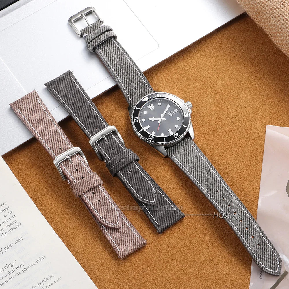 Huawei Watch & Watch GT Denim Band with Leather Lining