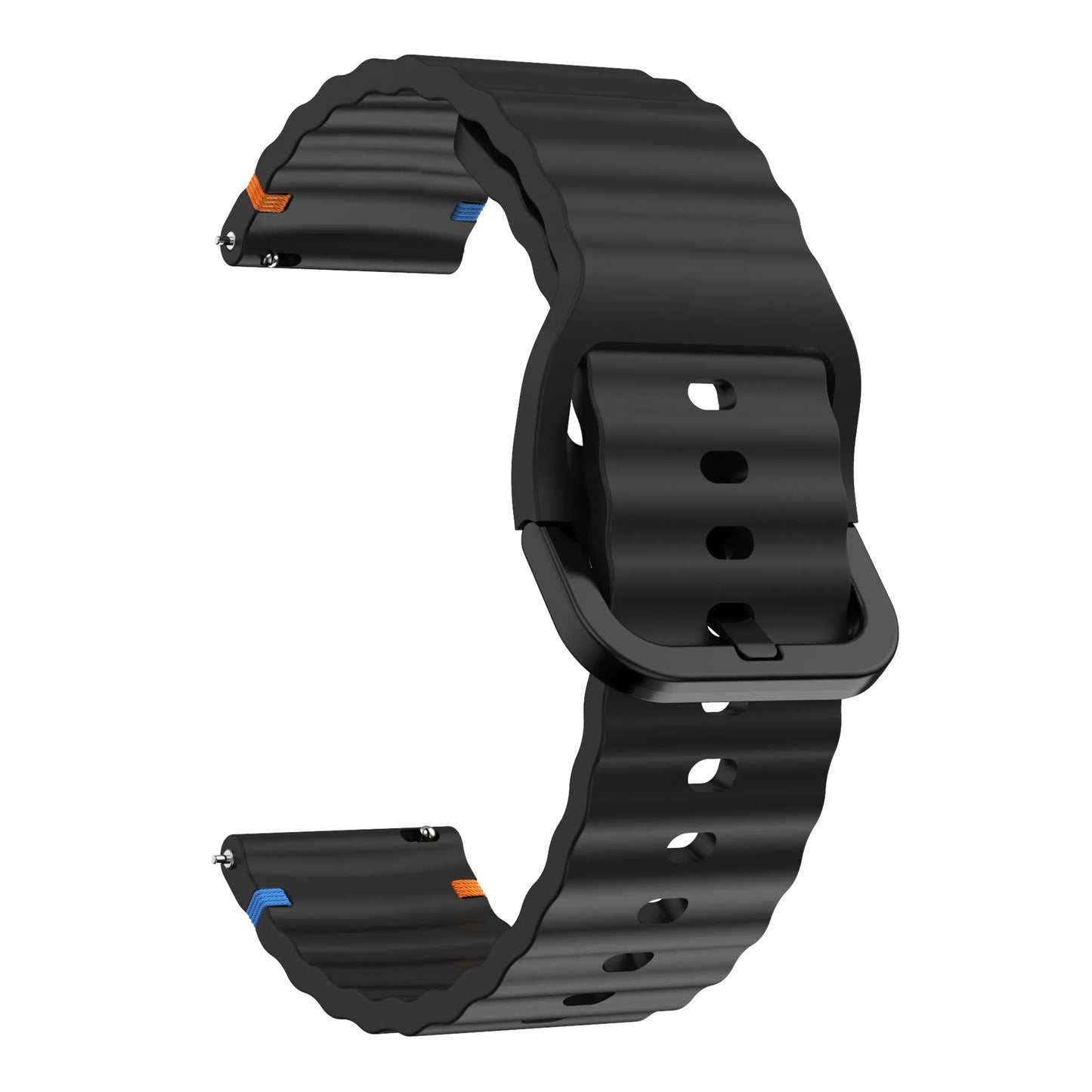 Motorola Moto Smartwatch Silicone Watch Band - Wave Suture Sports Strap