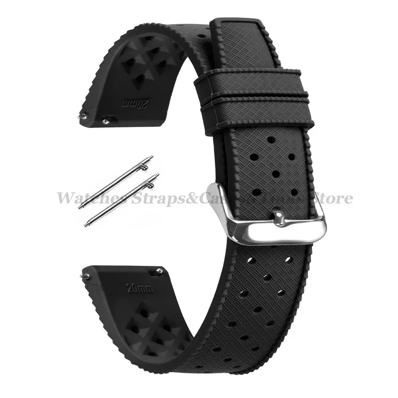 Samsung Galaxy Watch 7, 6, 5, 4 & FE Tropic-Style Silicone Band