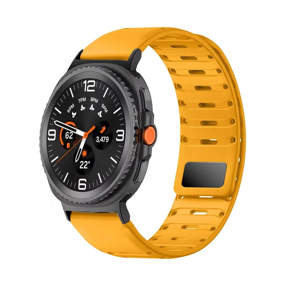 Samsung Galaxy Silicone Watch Band - Magnetic Watch8/Watch8 Classic/Watch9/Ultra/Ultra2