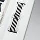 stripe white black