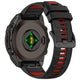 black red