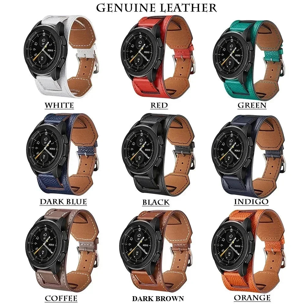 Garmin Leather Watch Band - Classic Strap