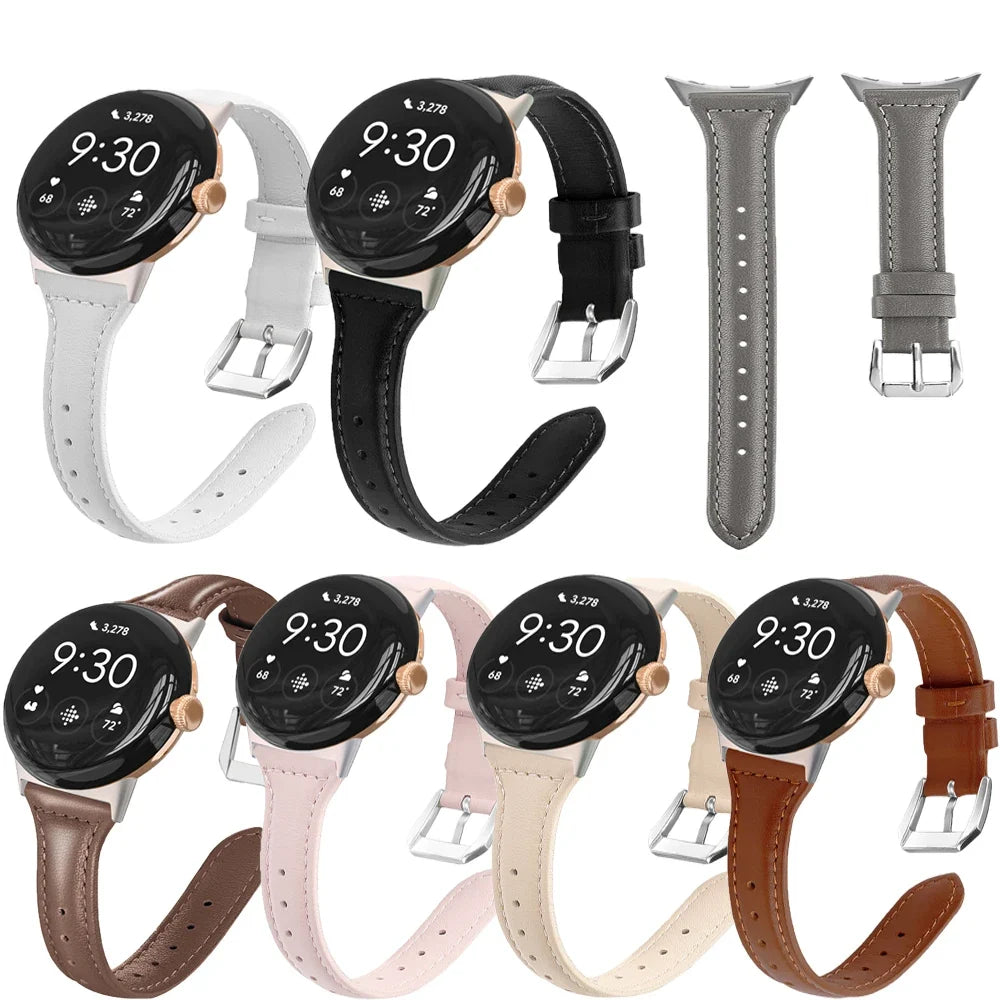 Google Pixel Watch Genuine Cow Leather Band
