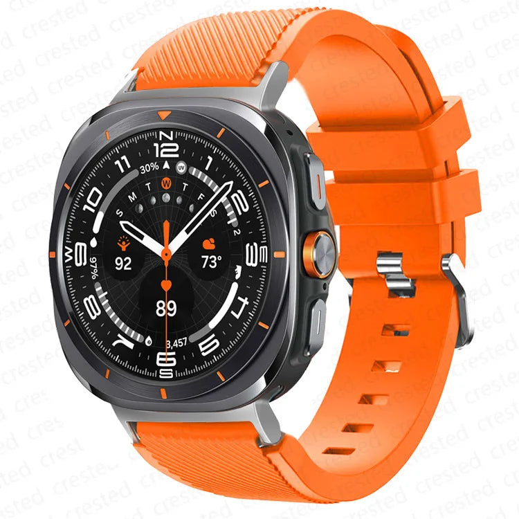 Samsung Galaxy Silicone Sport Watch Band - 20mm/Ultra+Ultra2