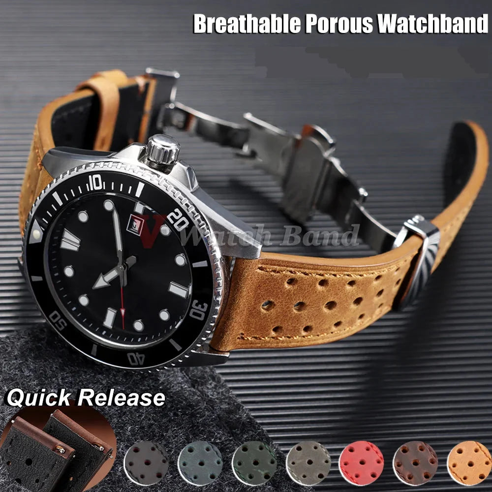 OnePlus Watch Perforated Racing Leather Band