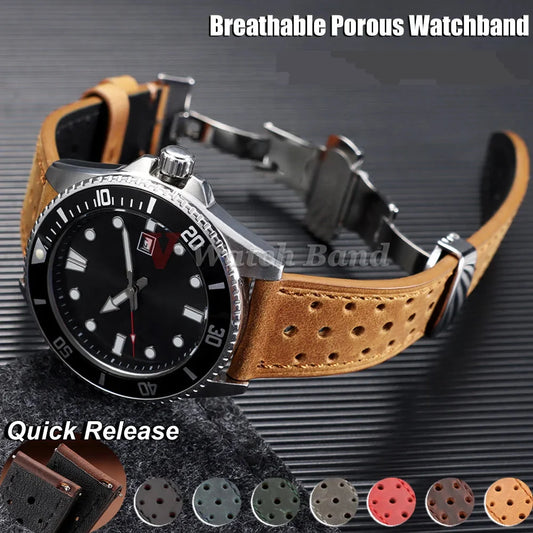 Huawei Watch & Watch GT Perforated Racing Leather Band