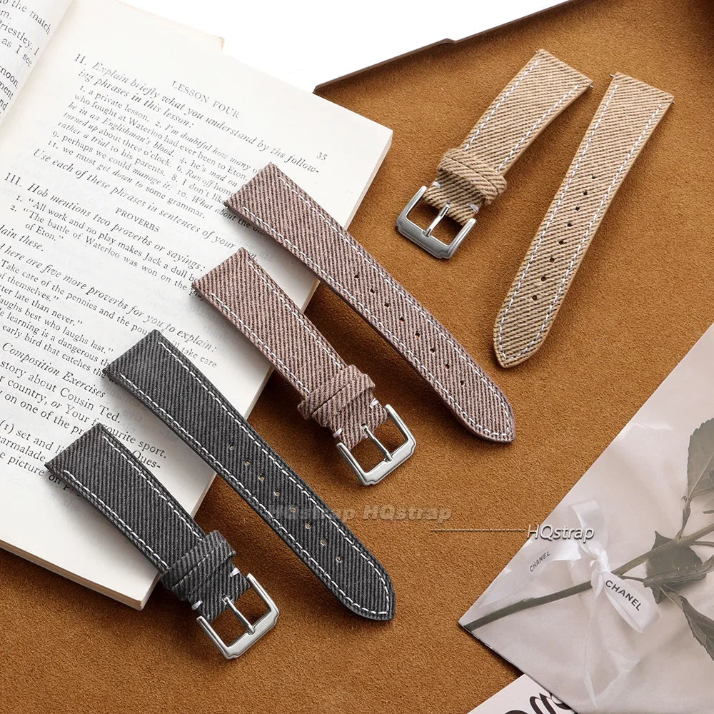 Motorola Moto Watch Denim Band with Leather Lining