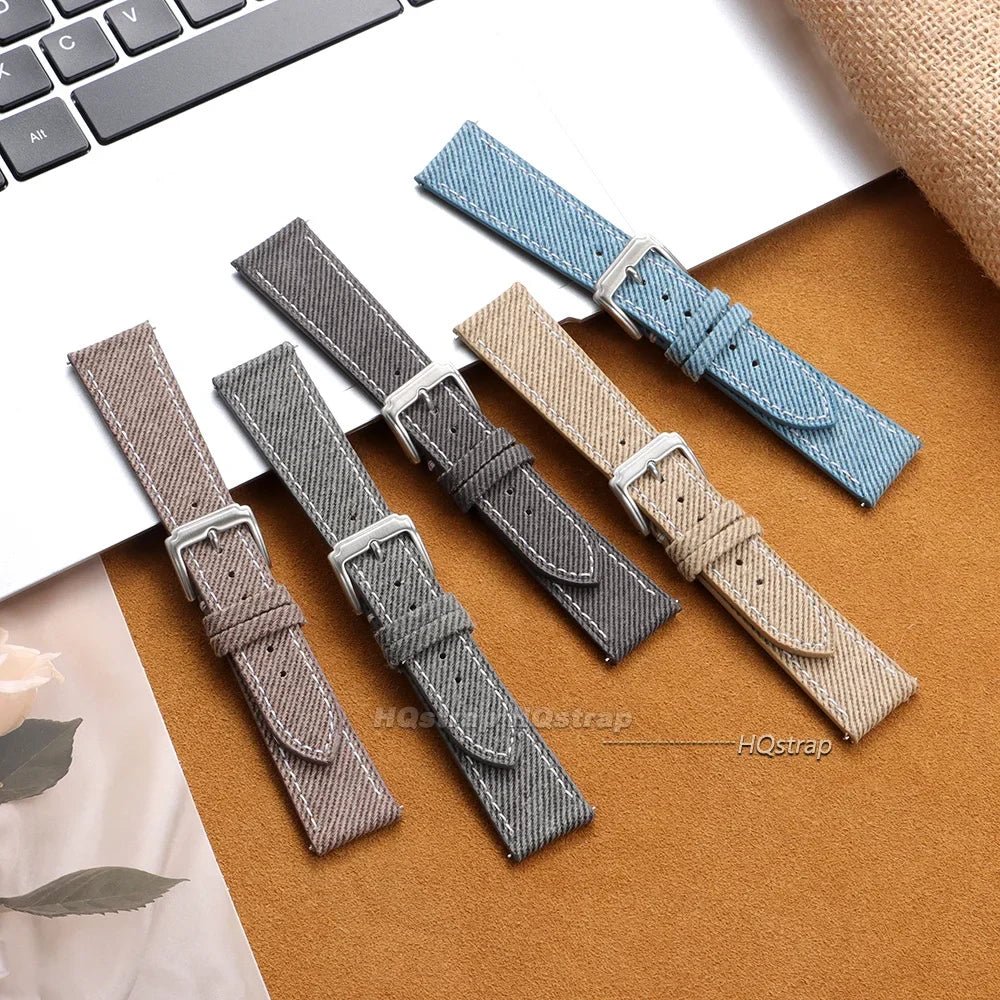 OnePlus Watch Denim Band with Leather Lining
