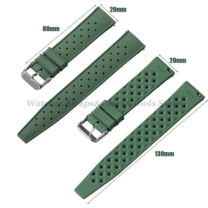 Samsung Galaxy Watch 7, 6, 5, 4 & FE Tropic-Style Silicone Band