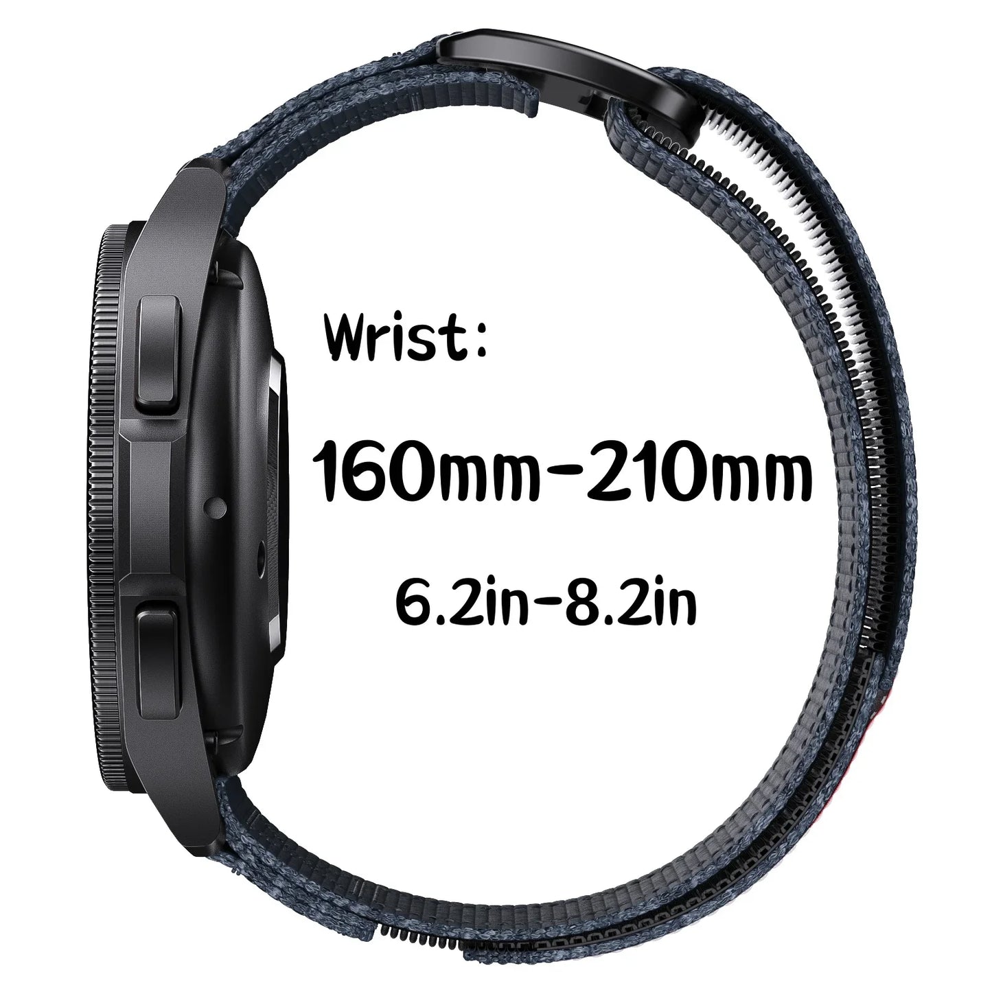 Motorola Moto Smartwatch Nylon Velcro Strap Band - Adjustable Unisex