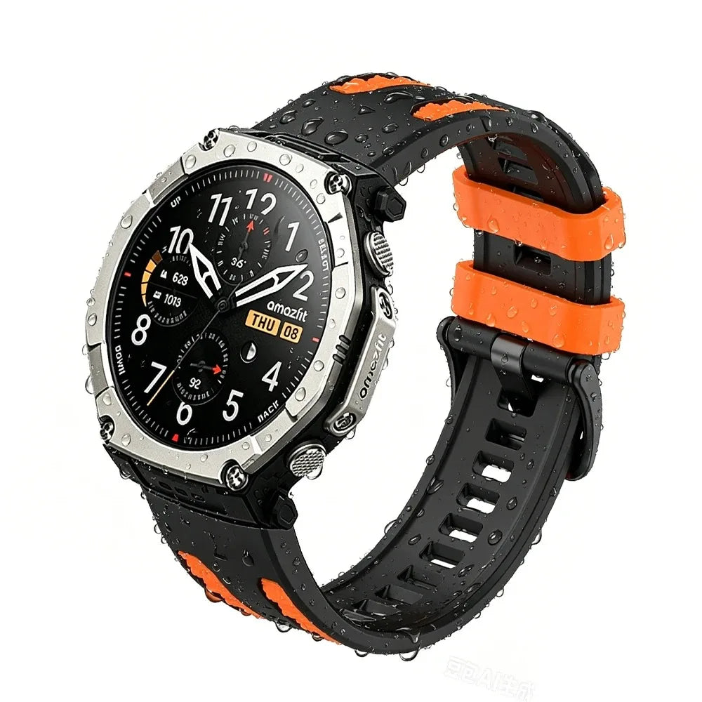 Garmin Silicone Smartwatch Band - Two-Tone QuickFit Sport Strap