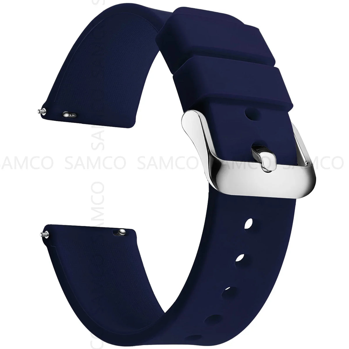 Samsung Galaxy Watch 7, 6, 5, 4 & FE Curved-End Silicone Band