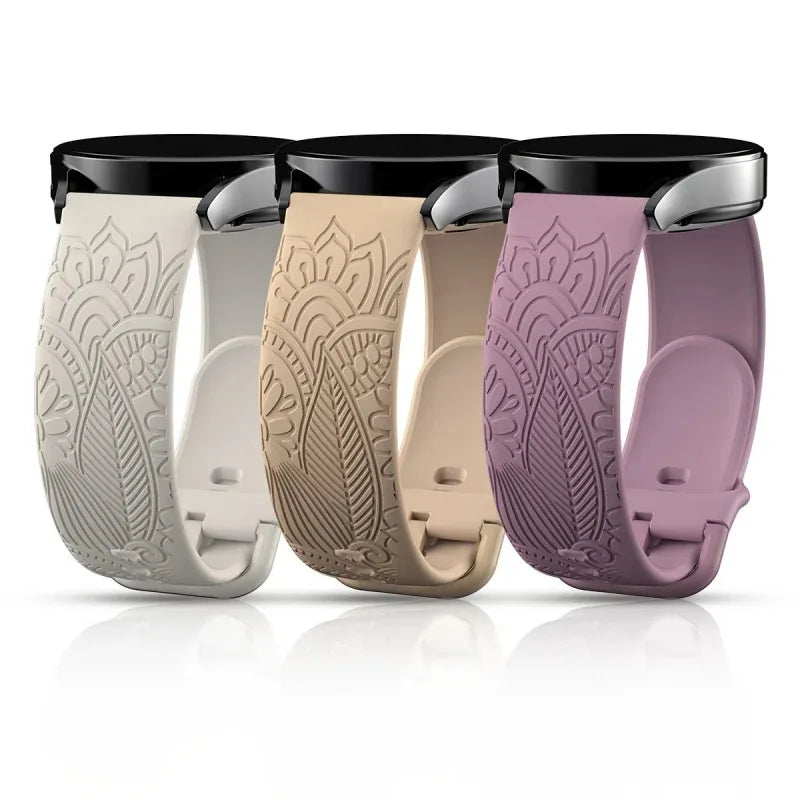 OnePlus Watch Engraved Mandala Silicone Band