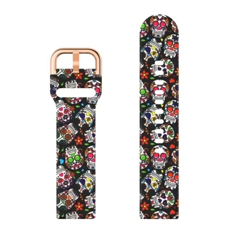 Samsung Galaxy Watch 7, 6, 5, 4 & FE Printed Silicone Band