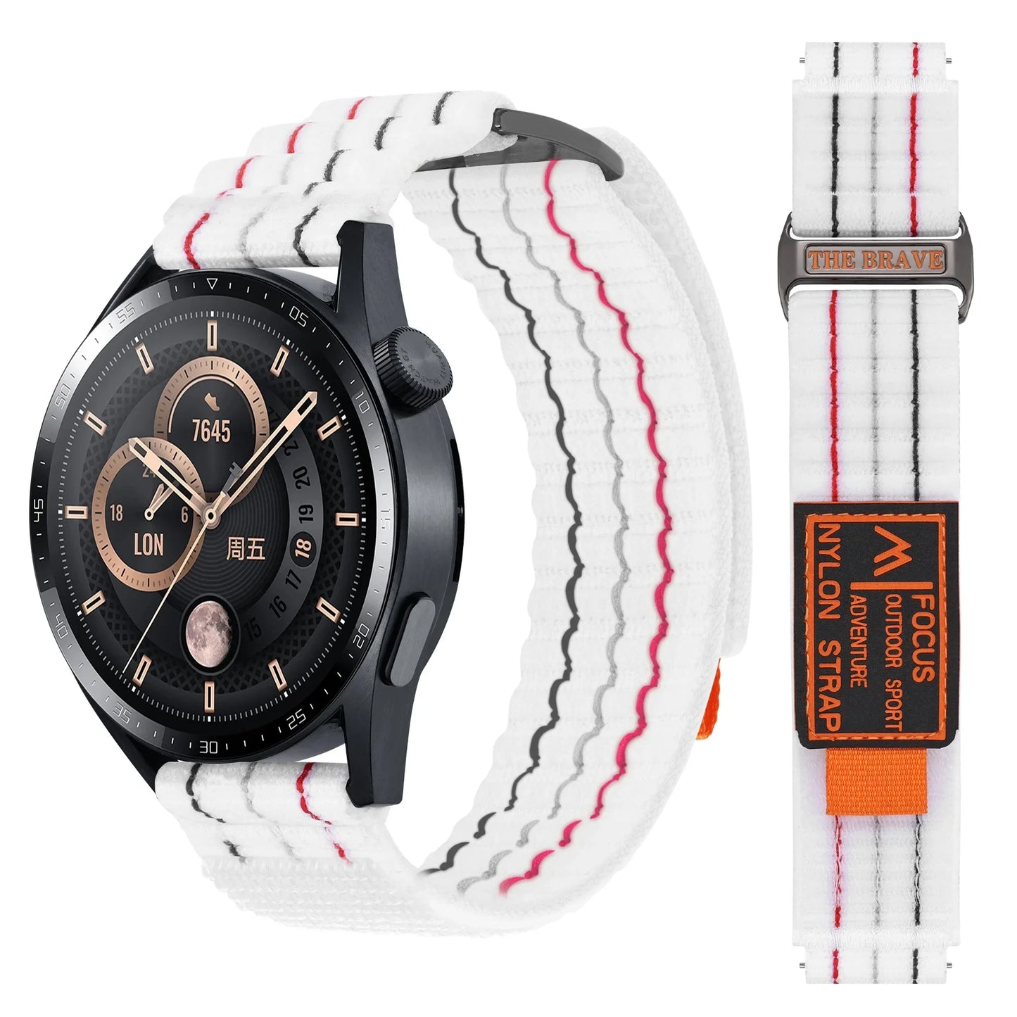 Motorola Moto Nylon Trail Loop Band Sport Smartwatch Strap Men Women