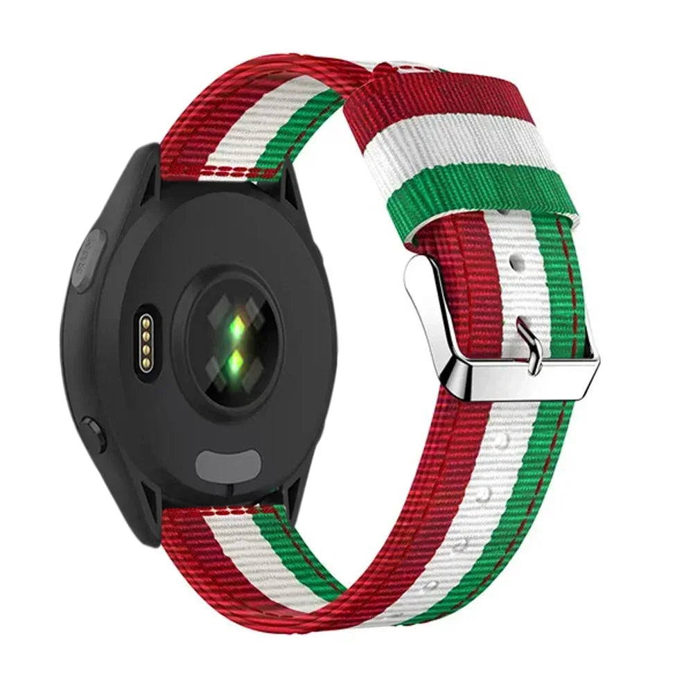 Garmin Canvas Nylon Watch Band - Buckle Strap