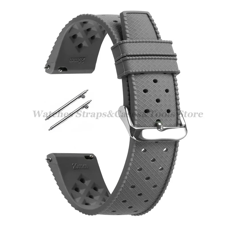 Samsung Galaxy Watch 7, 6, 5, 4 & FE Tropic-Style Silicone Band