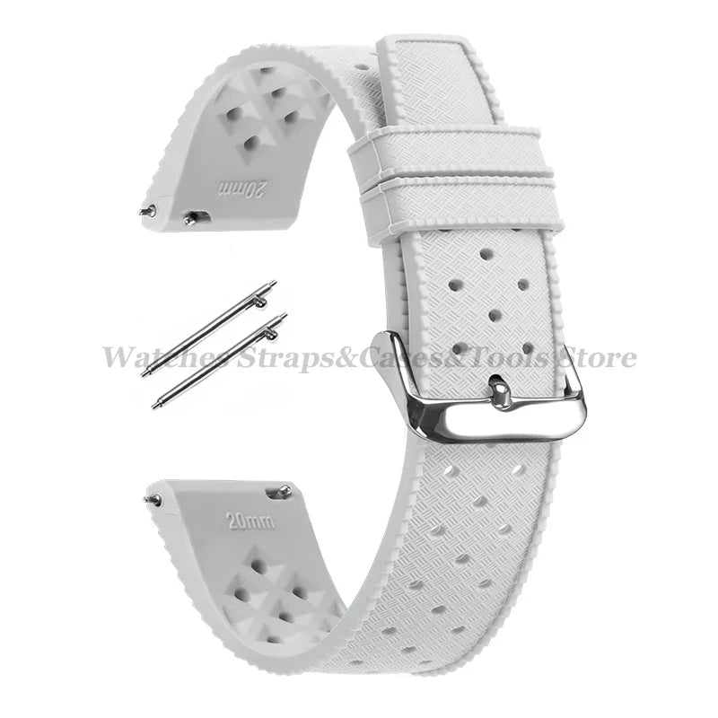 Samsung Galaxy Watch 7, 6, 5, 4 & FE Tropic-Style Silicone Band