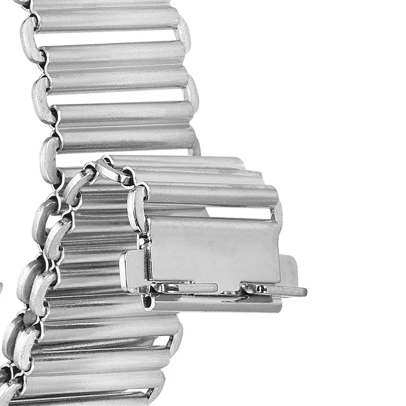 Motorola Moto Watch Vintage Ladder Link Steel Bracelet