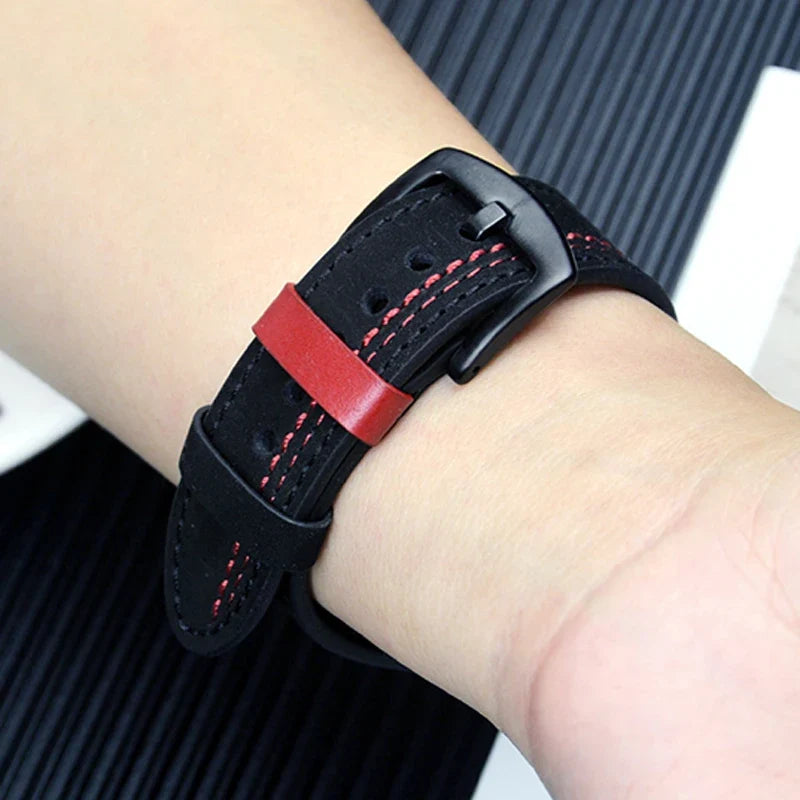 Samsung Galaxy Leather Watch Band No Gap Replacement For Ultra/Ultra2
