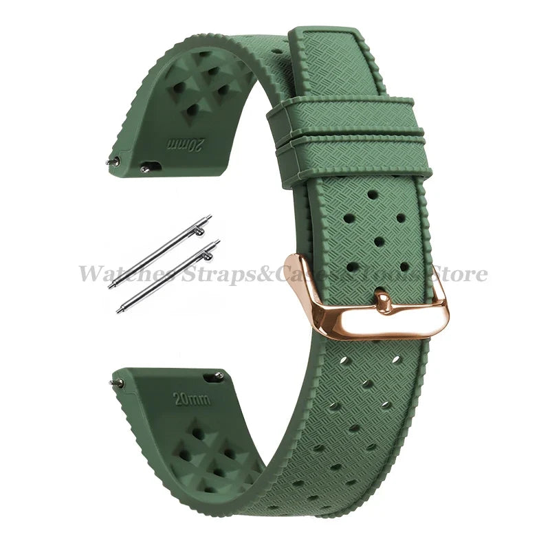 Samsung Galaxy Watch 7, 6, 5, 4 & FE Tropic-Style Silicone Band